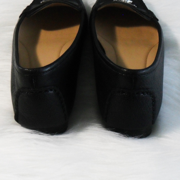 Michael Michael Kors Black Leather Flats - Picture 6 of 9